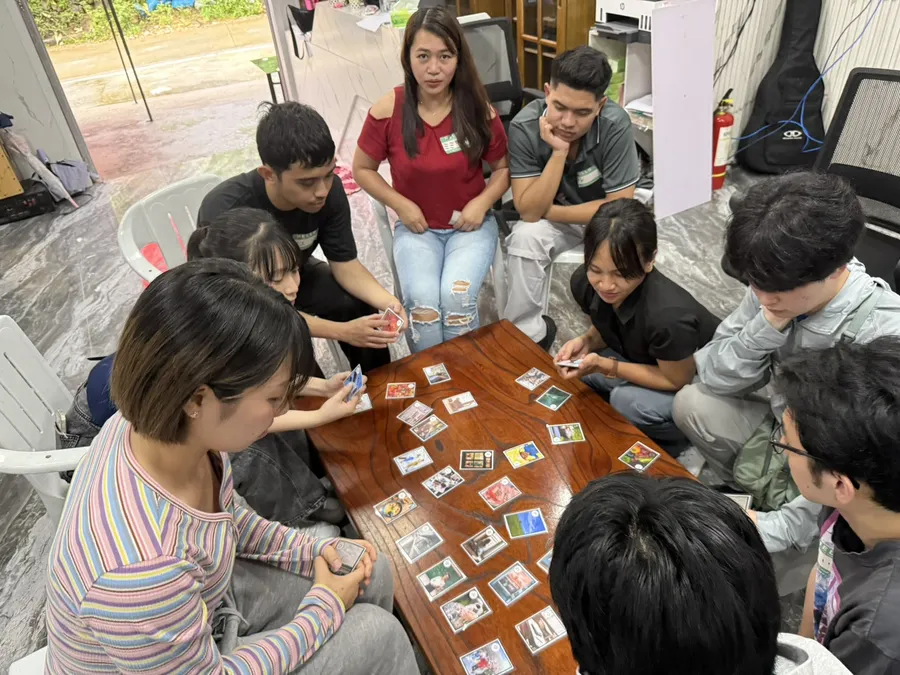 日本語学校の学生とのカルタ交流(Baguio JIC Challenger体験談)