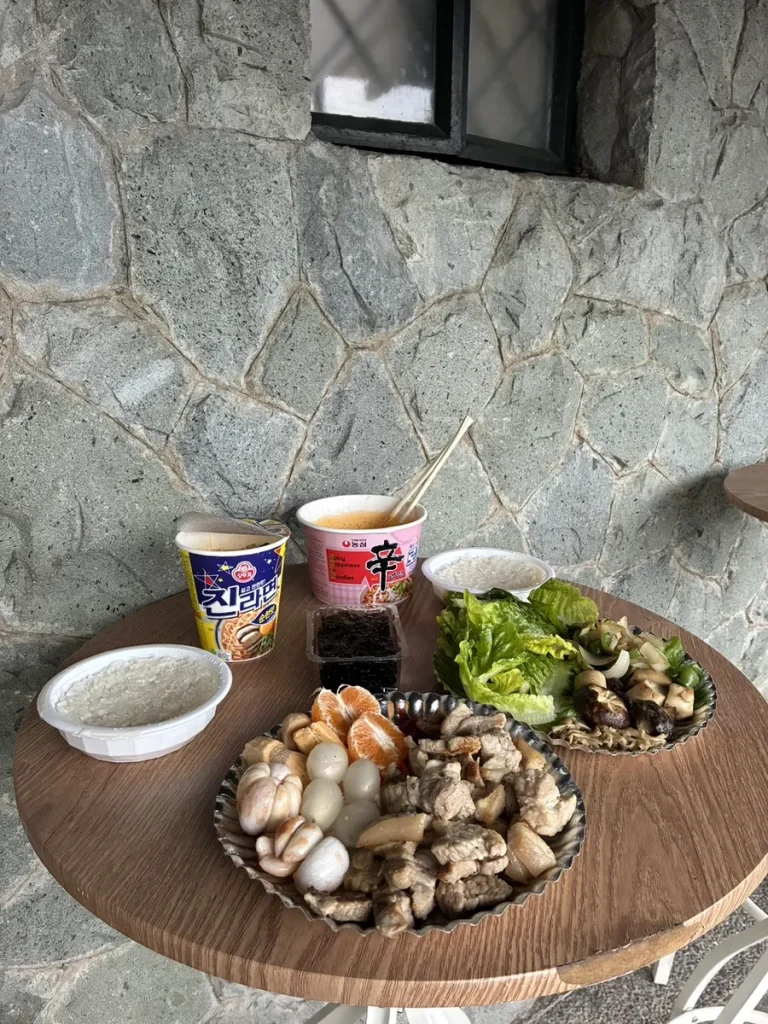 ルームメイトが作ってくれた韓国料理(Baguio JIC Challenger体験談)