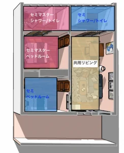 (API BECI City/アピベシシティー) 部屋構図
