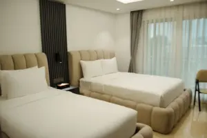 (CIP/シーアイピー)外部ホテル寮2~3人部屋（ツイン）ベッド