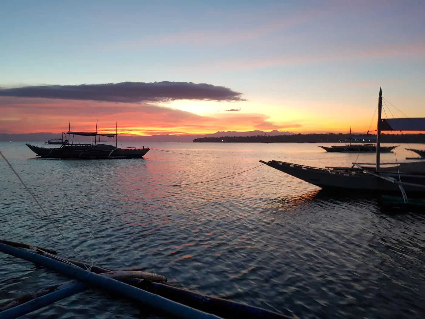 放課後の海・夕日