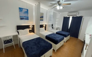 (Cebu Blue Ocean Academy/セブブルーオーシャンアカデミー) 3人部屋　ベッド