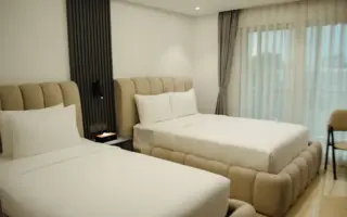 (CIP/シーアイピー)外部ホテル寮2~3人部屋（ツイン）ベッド